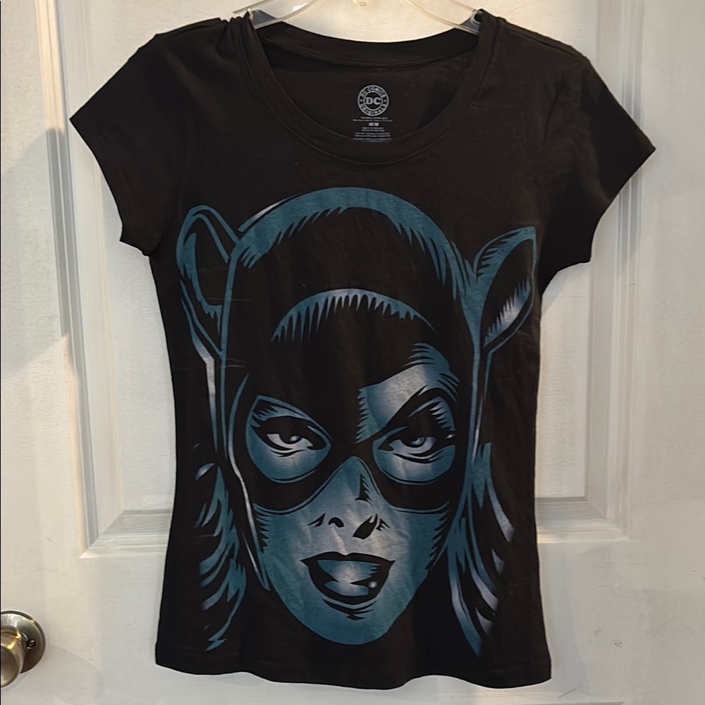 DC Comics Cat woman Black Graphic Tee